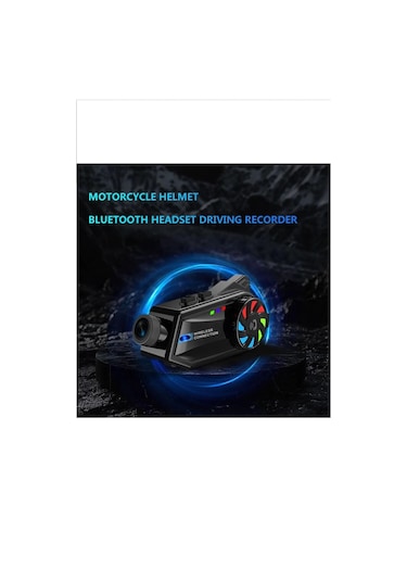 1080p Kameralı Wifi 3000 Mah Su Geçirmez Bluetooth 5.4 Kask Kulaklık