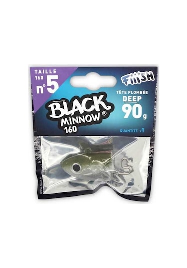 Fiiish Black Minnow Bm160/5 Bm206 Deep 90gr Jig Head - Kaki Som00003288