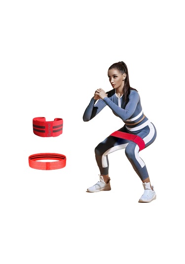 Gymo Hip Band Squat Egzersiz Kalça Direnç Bandı Kırmızı Small