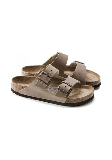 Birkenstock Arizona Sfb Leoi Kahverengi Erkek Terlik Kahverengi