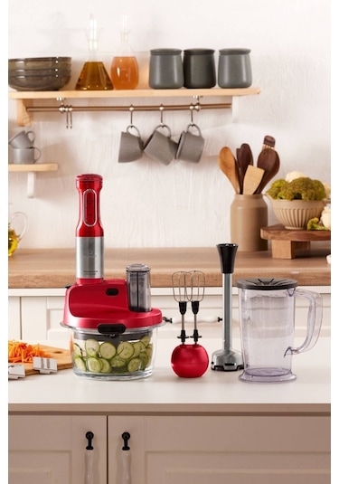 Karaca  Mastermaid Prosteel Uzun Blender Ayaklı 6 Bıçaklı 2500 W Cam Mutfak Robotu