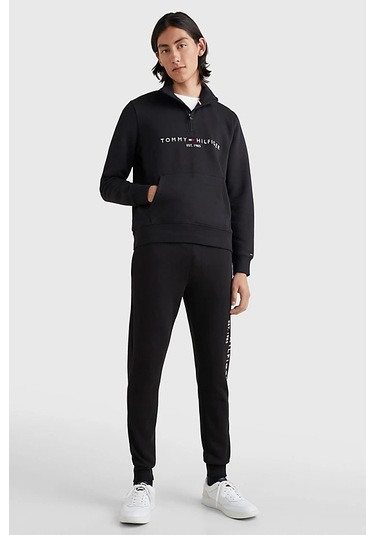 Erkek Logo Nakışlı Jogger Pantolon - Siyah Triple Black