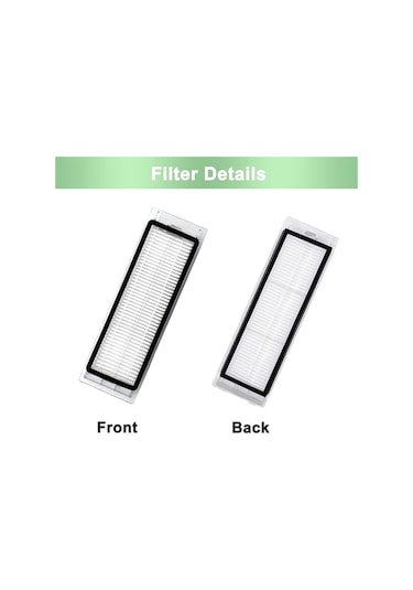 Xurunkeji Roborock S6 Pure S6 E4 S4 Max S6 Maxv S5 S5 Max S4 E2 E3 E5 E20 E25 E35 Ana Yan Fırça Hepa Filtre Paspas Bezi