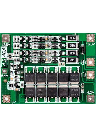 Weko Bms-5420 4s 40a Matkap Bms Devresi Lityum Batarya 14.8v/16.8v Şarj Modülü