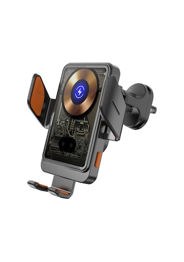 Xiaomi 15 Ultra Uyumlu T11 Otomatik Açılıp Kapanan Kablosuz Hızlı Şarjlı Araç Telefon Tutucu