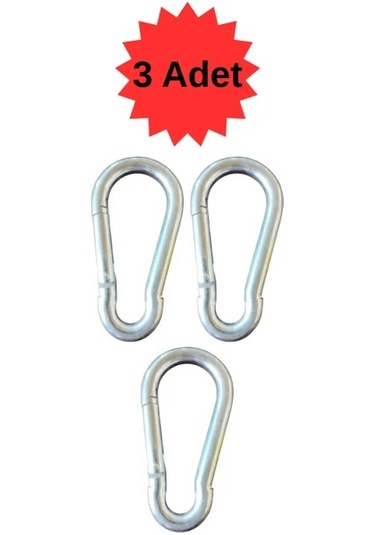 8mm Karabina Çelik Kilit Olta Dağcılık Kamp Malzemeleri Salıncak