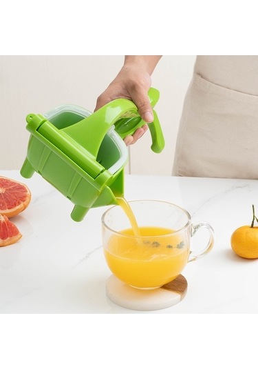 Wondernest Yeşil Taşınabilir Manuel Meyve Sıkacağı, Plastik Ev Lichen Zj Yeşil