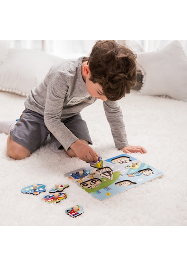 Classic World Ahşap Trafik  Yapboz