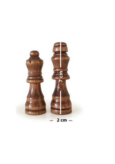 Star Ahşap Satranç Taşı Takımı No:2
