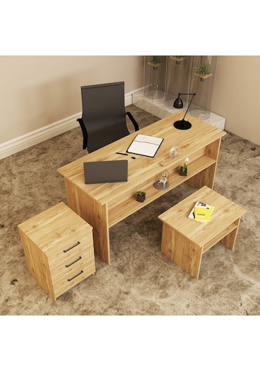 KALENDER DEKOR MERKÜR-1-2-3 OFİS BÜRO MASASI TAKIMI MRK04