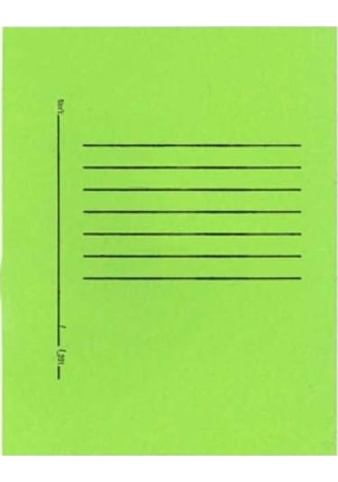 Alemdar Tam Kapak Dosya Lüks Yeşil 25 Adet