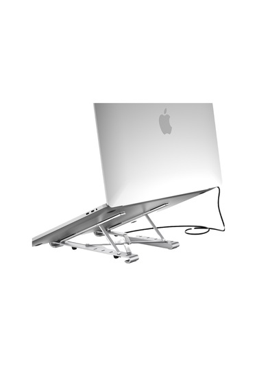 Yaozixa Laptop Standı Yüksekleyici Çıkabilir Soğutucu Masaüstü Tutucu - Taşınabilir Ergonomik Dizayn