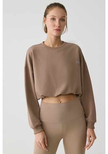 Urban Beat Mıcha Kadın Vizon Sweatshirt Vizon