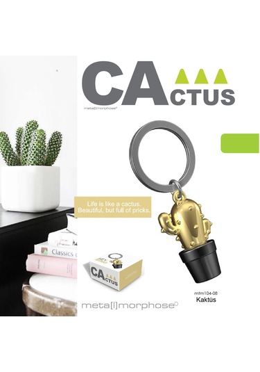 Metalmorphose Kaktüs Anahtarlık Mtm104-08