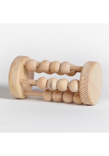 Montessori Ahşap Silindir Abaküs: Renk Ve Zeka Geliştiren Oyuncak