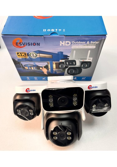 Ventus Es-5804 128gb 8mp 4 Kameralı Wifi 16x Zoom Hieasy Gece Görüş Çift Yönlü Ses Uzaktan İzleme Kişi Takibi Türkçe