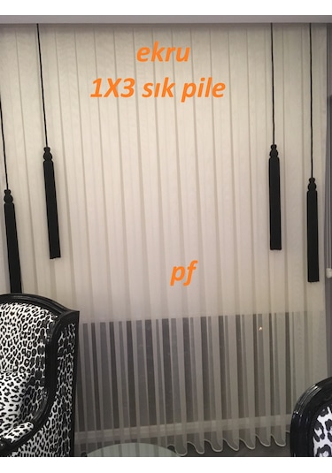 PF Monaliza Zırh Düz Tül Perde