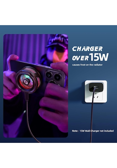 Yaozixa Oyuncu Ve Yayıncılar İçin 3'ü 1 Arada Manyetik Telefon Soğutucu - Hızlı Soğuma, Rgb Işıltısı, İphone/android/ipad Uyumlu, Taşınabilir Clip Ve Metal Plaka Tasarımı