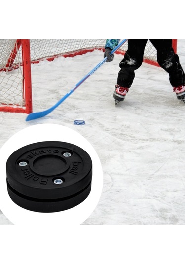 Homyl Roller Hokey Diski Uygulama Hediyesi Oyun Eğitimi Siyah Siyah