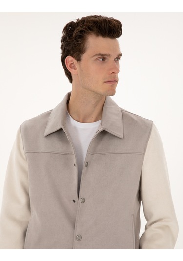 Pierre Cardin Erkek Taş Deri Mont-kaban 50318155-570 Taş