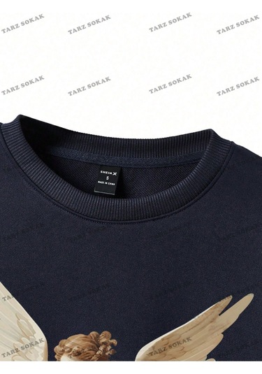 Y2k Yeni Sezon Ssweat Harajuka Kuromi Retro Kod 1293-trzksw4570 Lacivert