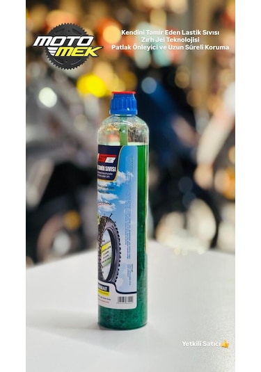 Acil Lastik Tamir Sıvısı 500ml Kendini Tamir Eden Zırh Jel Motosiklet Ve Scooter Uyumlu
