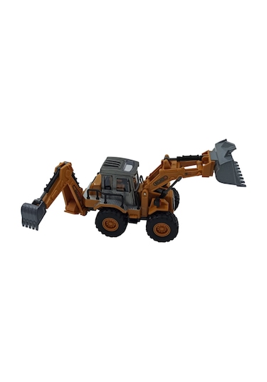 Metal İş Makinaları Ekskavatör Kepçe GLW Oyuncak İş Makinaları