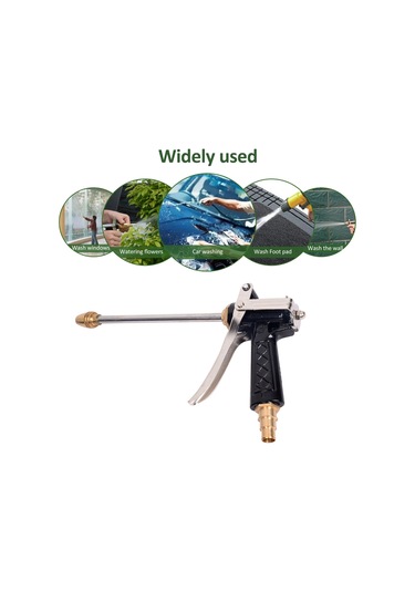 Geeksen Yüksek Basınçlı Araç Yıkama Tabancası - 4 Ayarlı Püskürtme Modlu Bakır Gövdeli