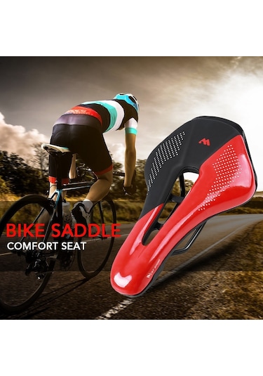 West Bıkıng Bisiklet Selesi Yedek Yumuşak Pu Deri İçi Boş Koltuk Minderi Mtb Dağ Bisikleti Yol Bisikleti İçin-siyah/yeşil