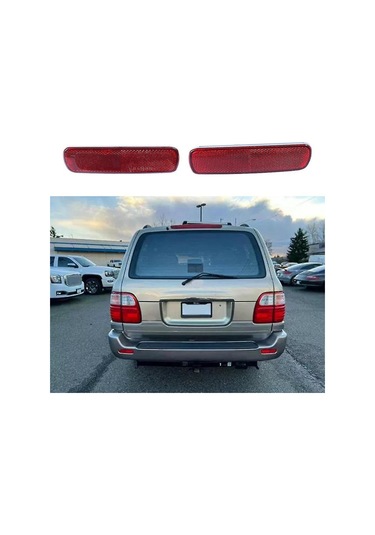Youtek Toyota Land Cruiser Fj100 Ve Lexus Lx470 1998-2007 Arka Tampon Stop Lambası - Dayanıklı Plastik - Kolay Kurulum - Yerine Geçici Parça