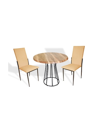 Beymobilya Palermo Werzalit - Gözde 2 Li Masa Takımı Q80 (545562057)