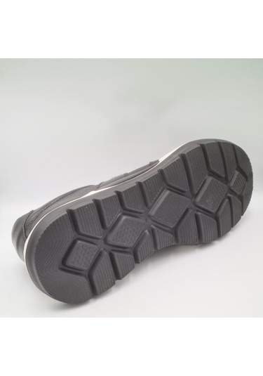 Libero 5223 Siyah Hakiki Deri Eva Taban Erkek Deri Sneaker Siyah