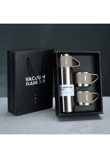 500ml 304 Paslanmaz Çelik Termos Kupası, Özellik: For Gift Box Set Diğer Diğer