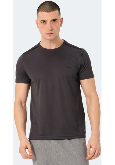 Slazenger READ IN Erkek  Koyu Gri Tişört