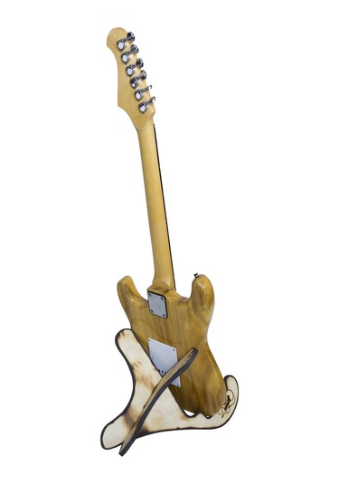 Ahşap Klasik Akustik Elektro Gitar Standı Donizetti Siyah