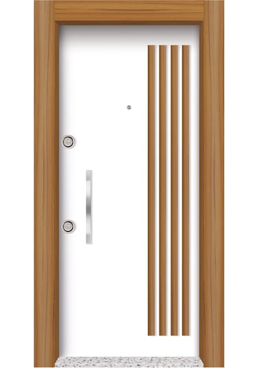 MONO ÇELİK KAPI  MN-1010 SAĞ Daire Giriş Kapısı, Çelik Kapı