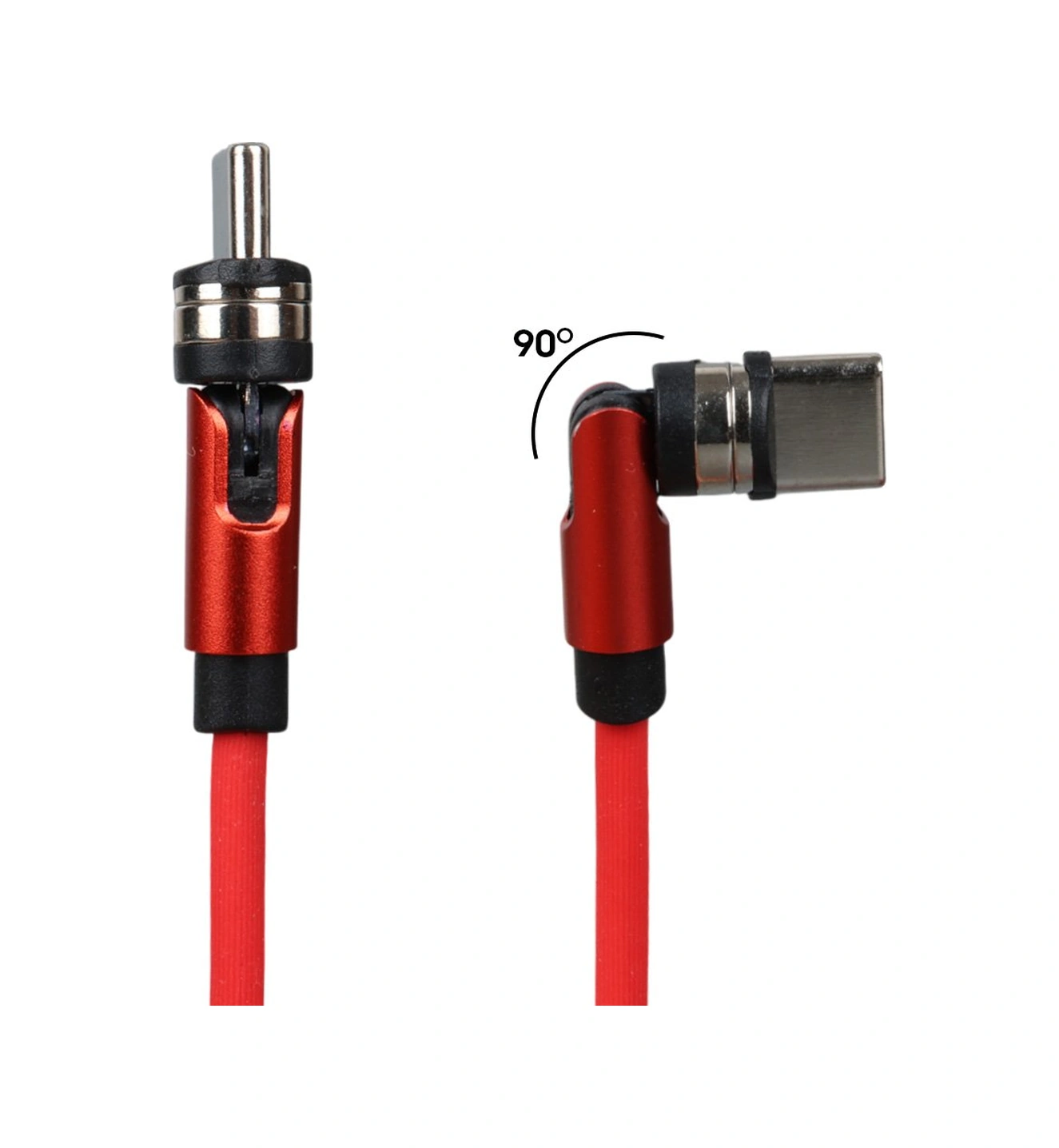 Powermaster Pm-25904 3 İn 1 Kırmızı Taşınabilir Şarj Kablosu