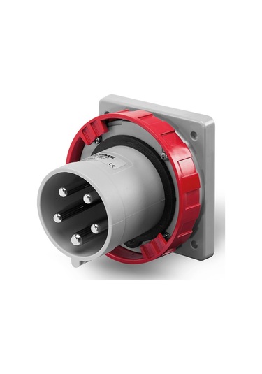 Scame IP67 Makine Fişi (Düz) 5  x  63 A (3P+N+E) Trifaze