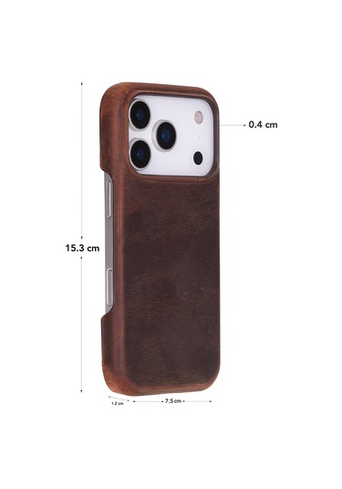 İphone 17 Pro Snap Deri Kılıf