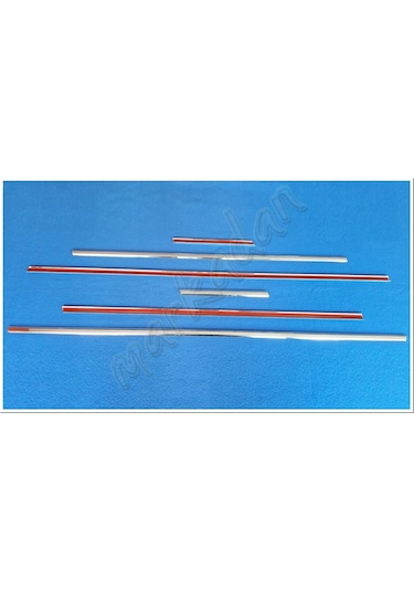 Bmw x5 Krom Cam Çıtası 2006-2013 6 Parça Paslanmaz  Çelik