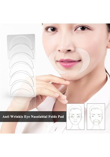 Qingmipy Yeniden Kullanılabilir Silikon Yüz Maskesi Seti - Alın, Göz Ve Nazolabial Kırışıklıklar İçin