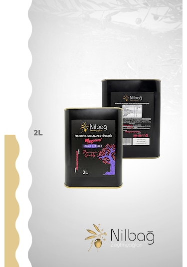 Nilbağ Zeytinyağları Ayvalık Natural Sızma Zeytinyağı Meyvemsi Teneke 2 L