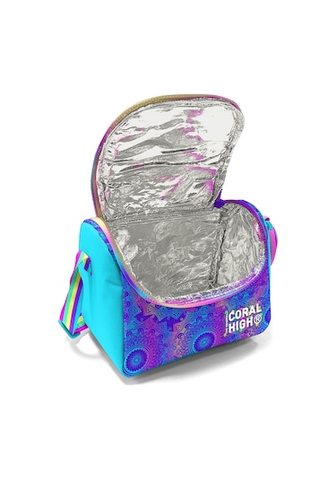 Coral High Kids Pembe Turkuaz Fil Desenli Thermo Beslenme Çantası 11883
