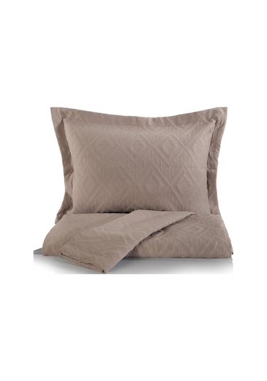 Schafer Glamour Yatak Örtüsü Seti- 3Parça- Bej