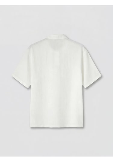 Lc Waikiki Ekru Regular Fit Erkek Dokulu Gömlek