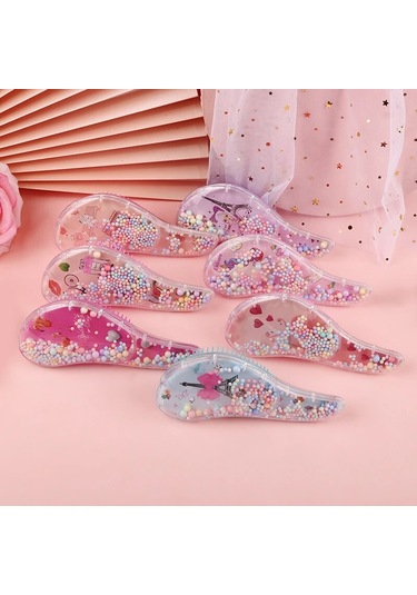 Masaj Saç Fırçası Tarak Salon Saç Stil Aracı Çocuk Saç Yumuşatma Tarağı Anti-statik Masaj Saç Fırçası Arapsaçı Detangle Duş