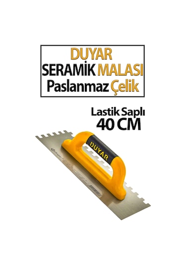 Seramik Malası Çelik Ergonomik 40 Cm