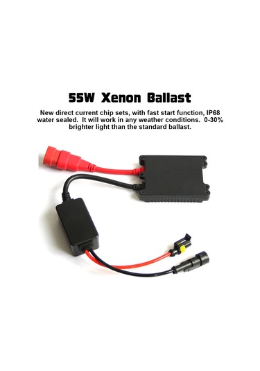 Padalink 12v 55w Araba Xenon Far Ballastı - H1/h3/h4/h7/h11/h13 Uyumlu, Su Geçirmez, Hızlı Başlangıç, Yüksek Parlaklık, Araç Farı Stabilizatörü