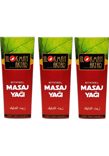 Masaj Yağı 150 Ml 3adet, Lokman Aktar