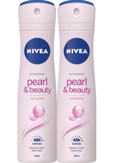 Nivea Pearl&Beauty Kadın Sprey Deodorant 2 x 150 ML